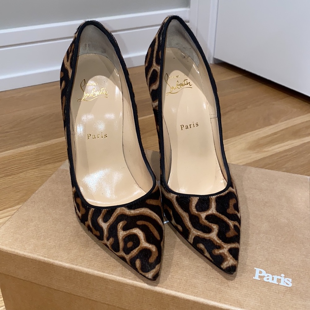 Christian Louboutin So Kate 120 Pony Miaou Pumps - Picture 2 of 11